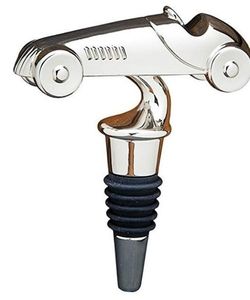 Godinger GRAND PRIX Silver Race Car Bottle Stopper